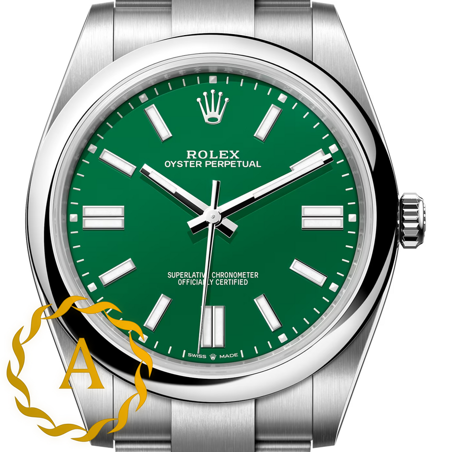 Rolex Oyster Perpetual 41 mm Oystersteel Green Dial 124300 - Швейцарские часы Rolex Oyster Perpetual 41 mm Oystersteel Green Dial 124300