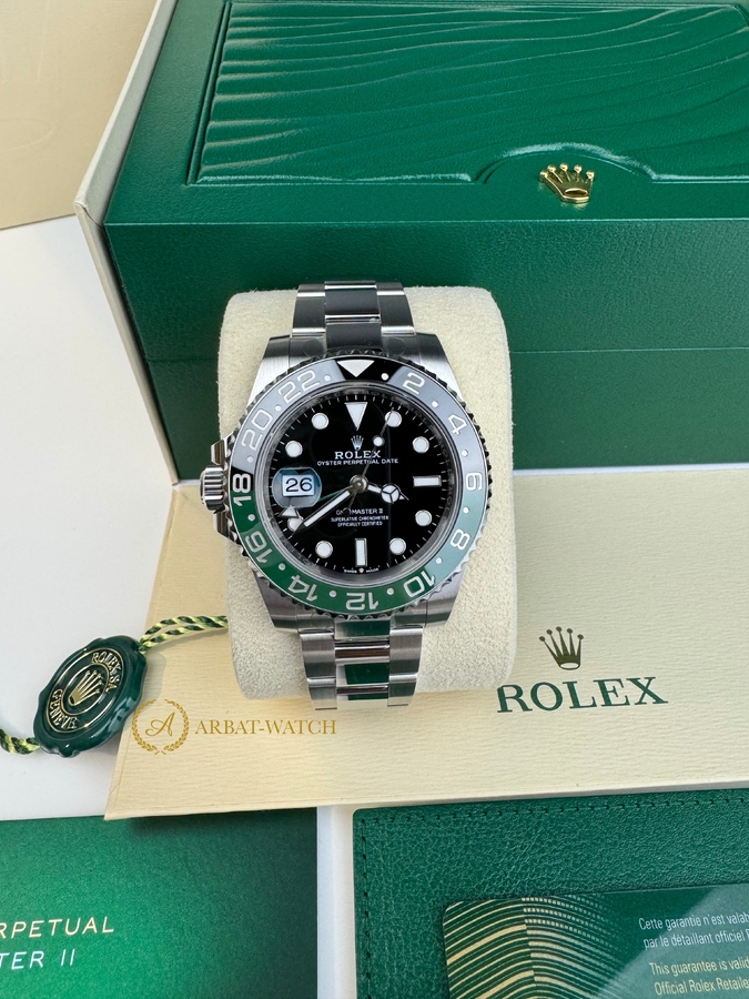 Rolex GMT-Master II 40 mm Oystersteel Black Dial 126720VTNR - Швейцарские часы Rolex GMT-Master II 40 mm Oystersteel Black Dial 126720VTNR
