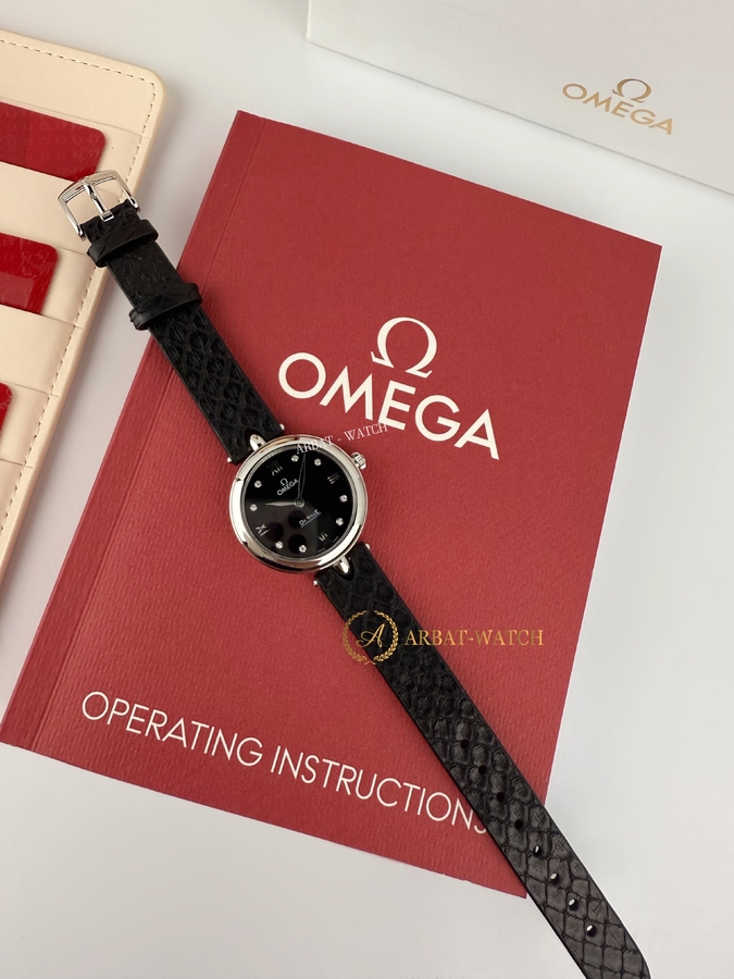 Omega De Ville Prestige Black Diamonds Dial 27,4 mm