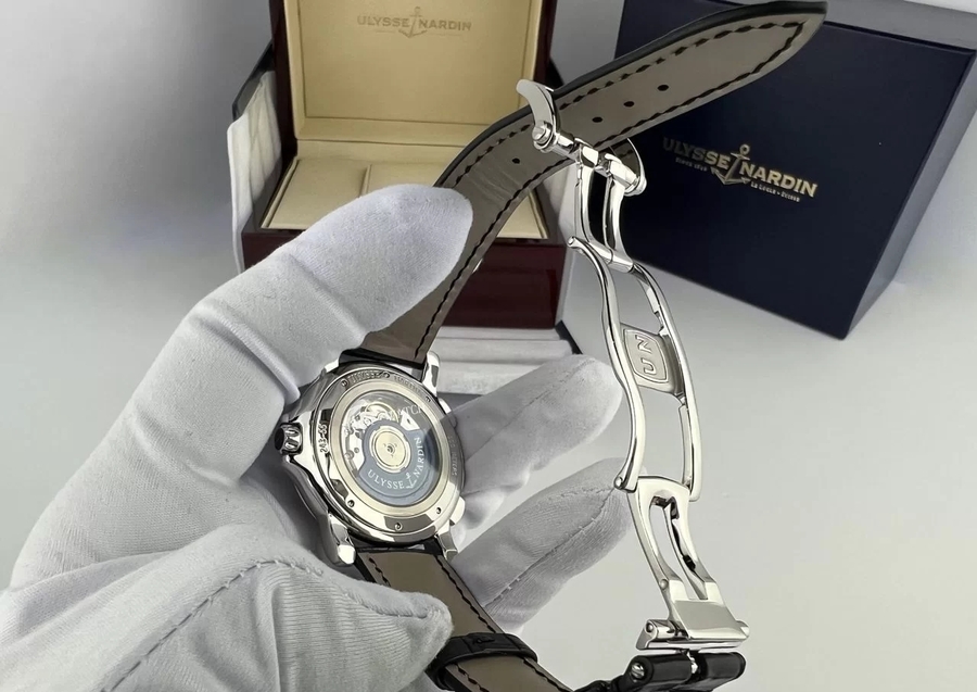 Ulysse Nardin Dual Time Black Dial 42 mm 243-55