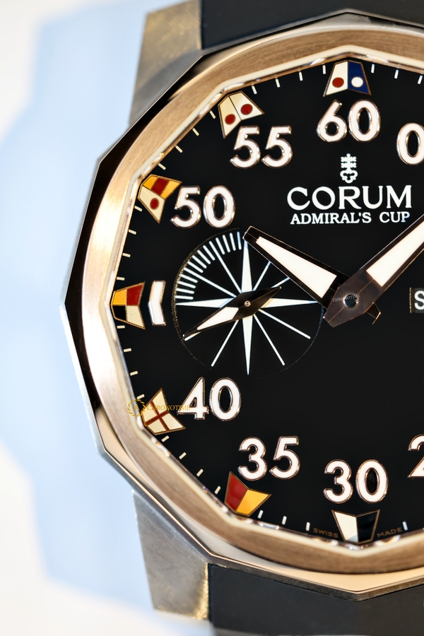 Corum Admirals Cup Competition Black Dial Titanium/Rose Gold 48 mm 947.931.05 - Швейцарские часы Corum Admirals Cup Competition Black Dial Titanium/Rose Gold 48 mm 947.931.05