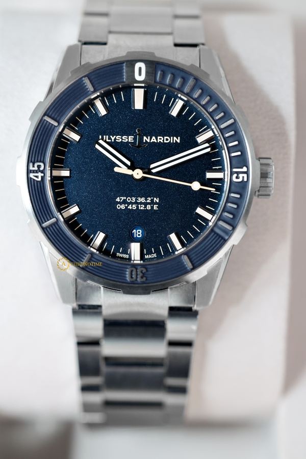 Ulysse Nardin Marine Diver Blue Dial 42 mm 8163-175/93 - Швейцарские часы Ulysse Nardin Marine Diver Blue Dial 42 mm 8163-175/93