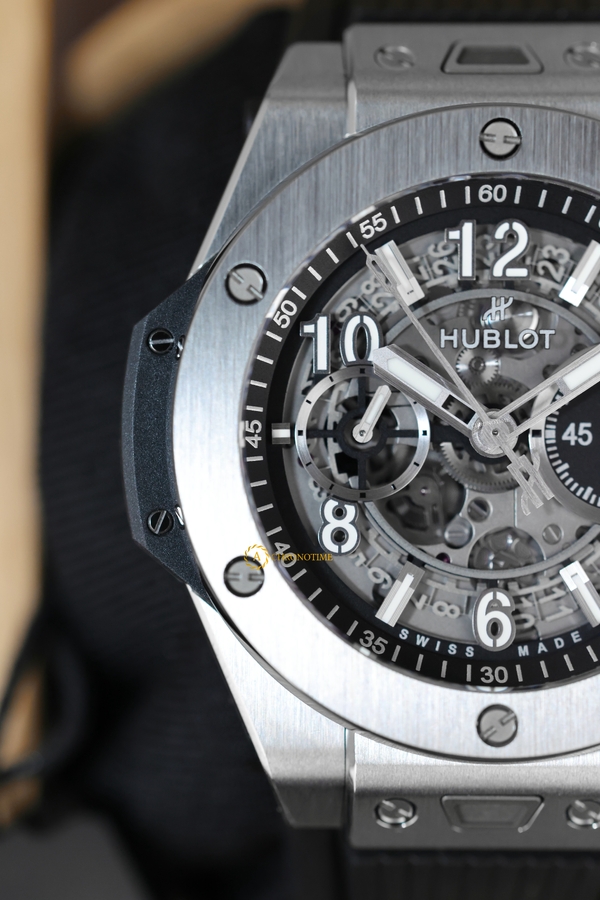 Hublot Big Bang Unico Titanium Black Skeleton Dial 44 mm 421.NX.1170.RX