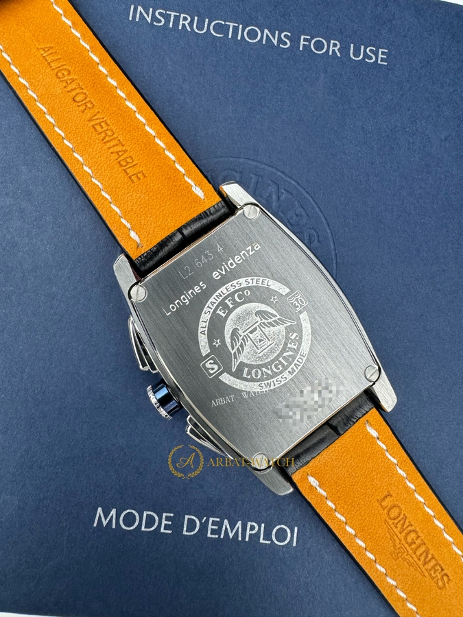 Longines Evidenza Chronograph Black Dial 34,9 x 40 mm L2.643.4.51.4 