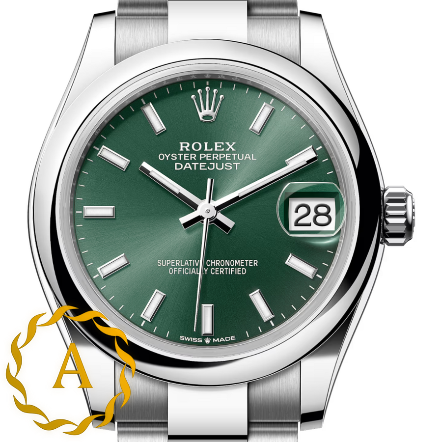 Rolex Datejust 31 mm Oystersteel Mint Green Dial 278240