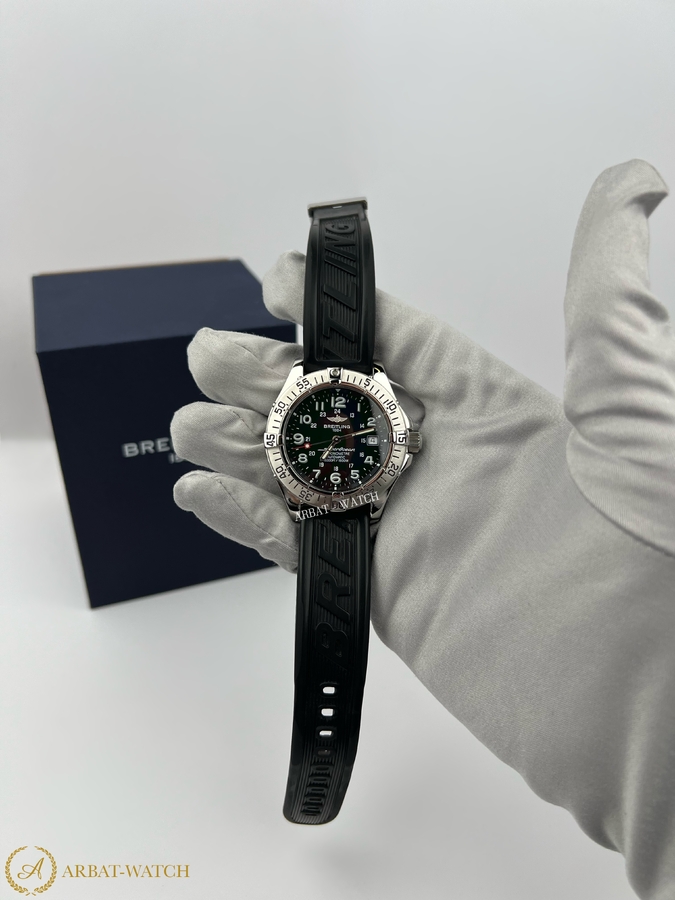 Breitling Superocean Black Dial 42 мм A17360 - Швейцарские часы Breitling Superocean Black Dial 42 мм A17360