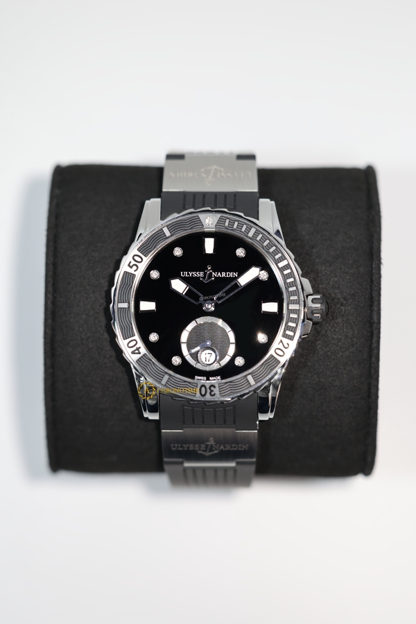Ulysse Nardin Lady Diver Black Diamonds Dial 40 mm 3203-190 - Швейцарские часы Ulysse Nardin Lady Diver Black Diamonds Dial 40 mm 3203-190
