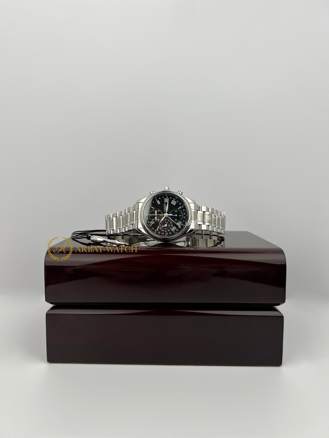 Longines Master Collection Moon-Phase 42 Mm Black Dial L2.773.4.51.6