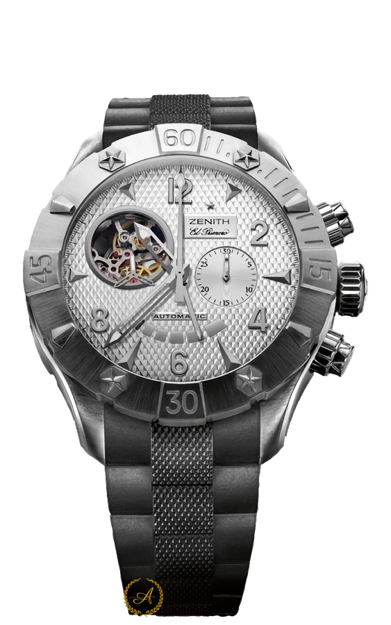 Zenith Defy Classic Open El Primero Chronograph Silver Dial 46,5 mm 03.0526.4021