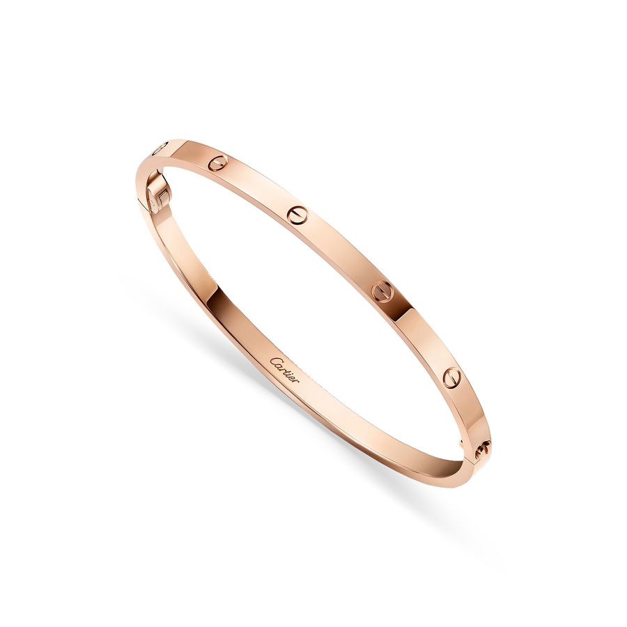 Браслет Cartier Love Rose Gold Small Model Size 17 CRB6079017