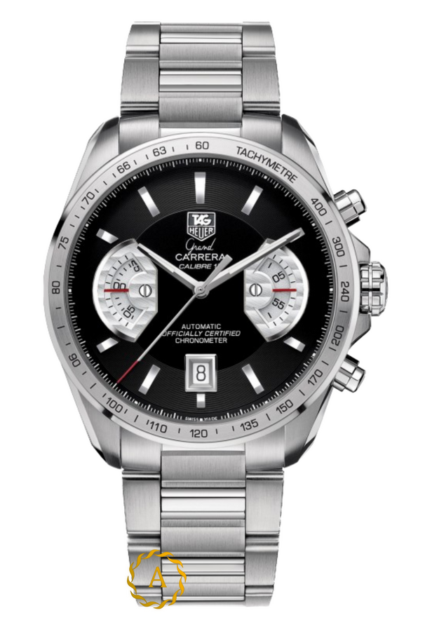 TAG Heuer Carrera Grand Black Dial Chronograph 43 mm CAV511A.BA0902