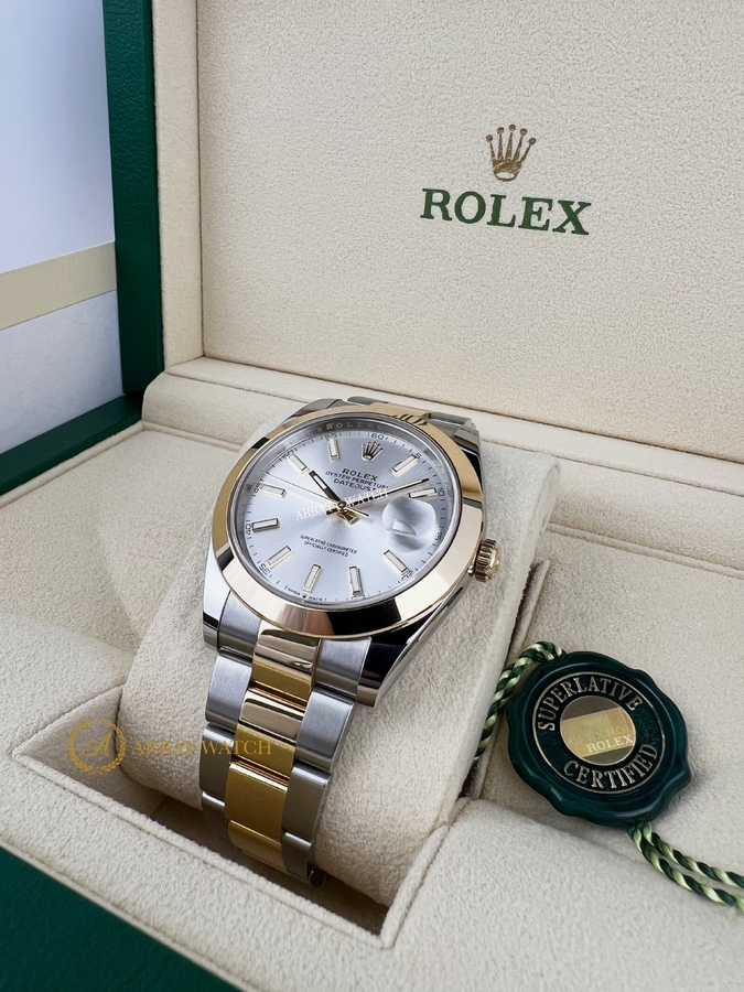 Rolex Datejust Silver Dial Bicolor 41 mm 126303 - Швейцарские часы Rolex Datejust Silver Dial Bicolor 41 mm 126303