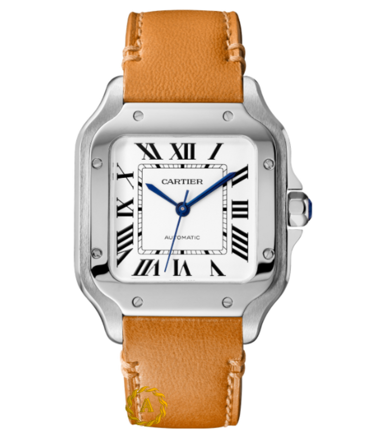 Cartier Santos De Cartier Medium Automatic Silver Opal Dial 41,9 x 35,1 mm WSSA0029