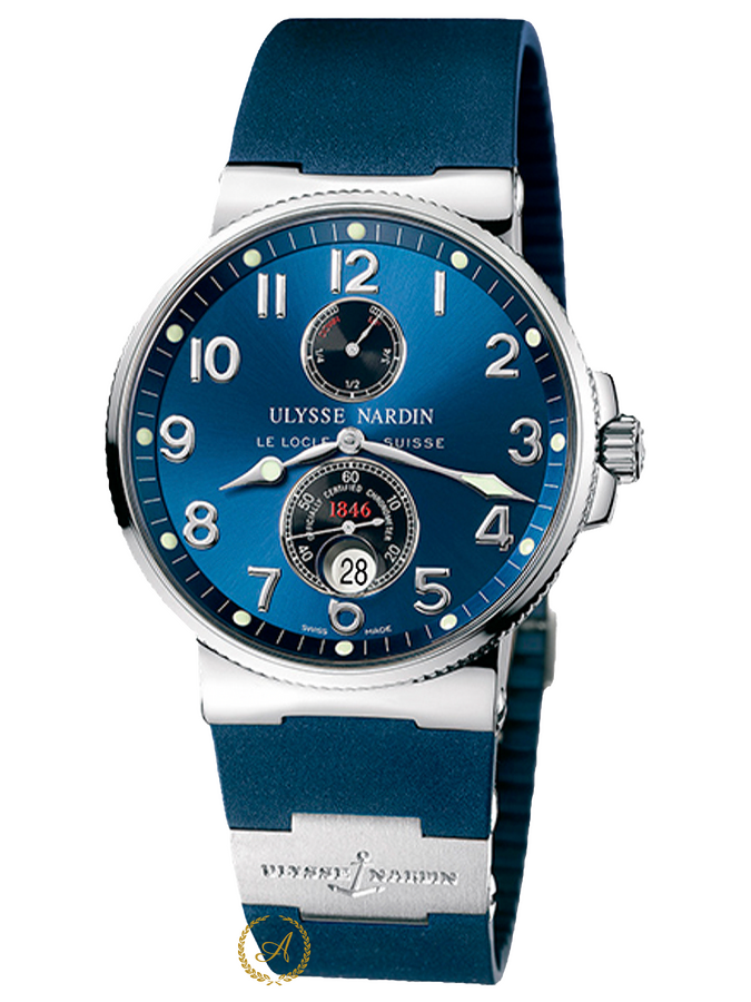 Ulysse Nardin Maxi Marine Chronometer Blue Dial 41 mm 263-66 - Швейцарские часы Ulysse Nardin Maxi Marine Chronometer Blue Dial 41 mm 263-66
