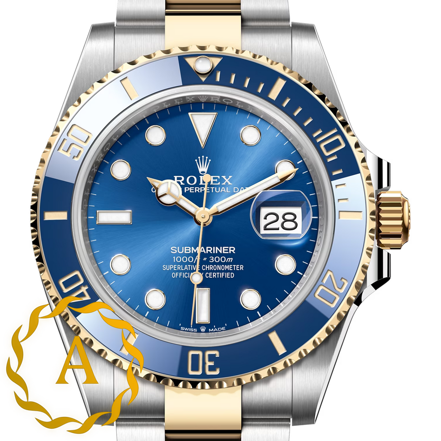 Rolex Submariner Date 41 mm Yellow Rolesor Royal Blue Dial 126613LB - Швейцарские часы Rolex Submariner Date 41 mm Yellow Rolesor Royal Blue Dial 126613LB