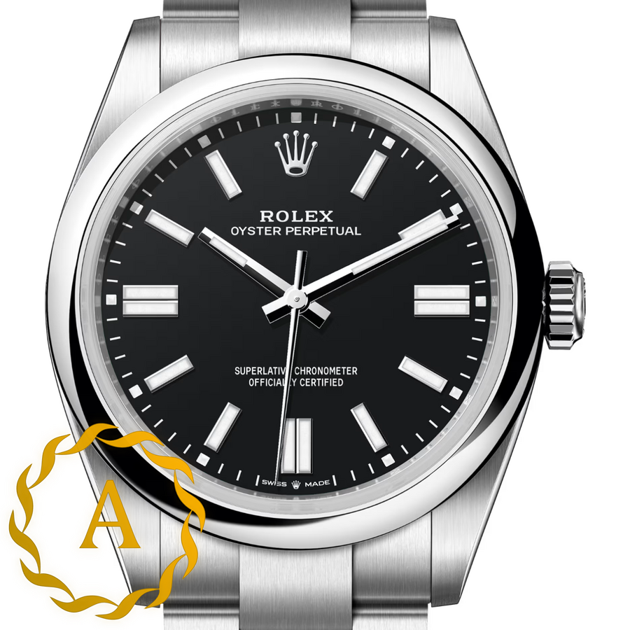 Rolex Oyster Perpetual 41 mm Oystersteel Black Dial 134300