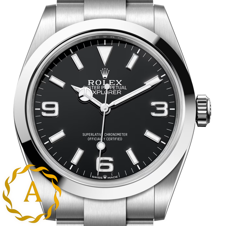 Rolex Explorer 40 mm Oystersteel Black Dial 224270