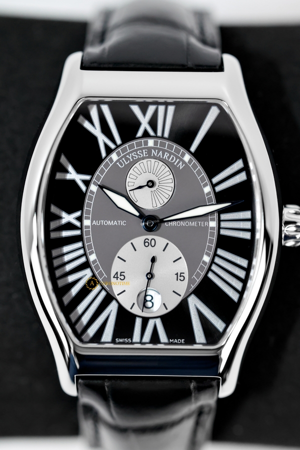 Ulysse Nardin Michelangelo Gigante Chronometer Black Roman Dial 38 x 43 mm 273-68/412