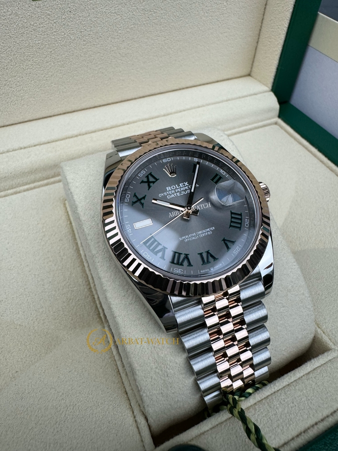 Rolex Datejust 41 mm 126331 Wimbledon Bicolor Everose Rolesor Jubilee