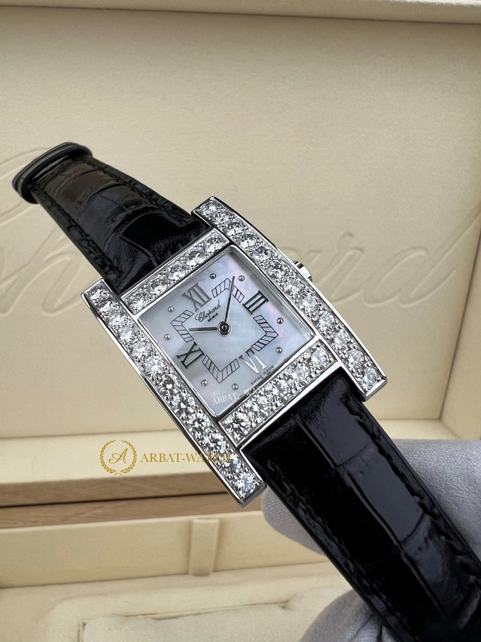 Chopard Your Hour Diamonds 18k White Gold 24 x 36 mm 13/6621 - Швейцарские часы Chopard Your Hour Diamonds 18k White Gold 24 x 36 mm 13/6621