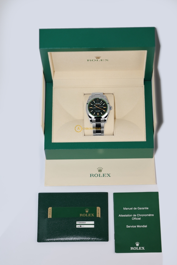 Rolex Milgauss 40 mm Oystersteel Black Dial 116400GV