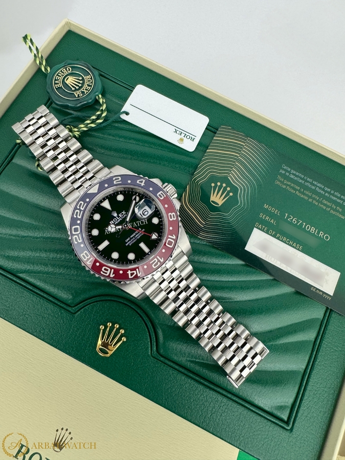 Часы Rolex GMT-Master II «Pepsi» 40 mm Oystersteel Black Dial 126710BLRO Jubilee