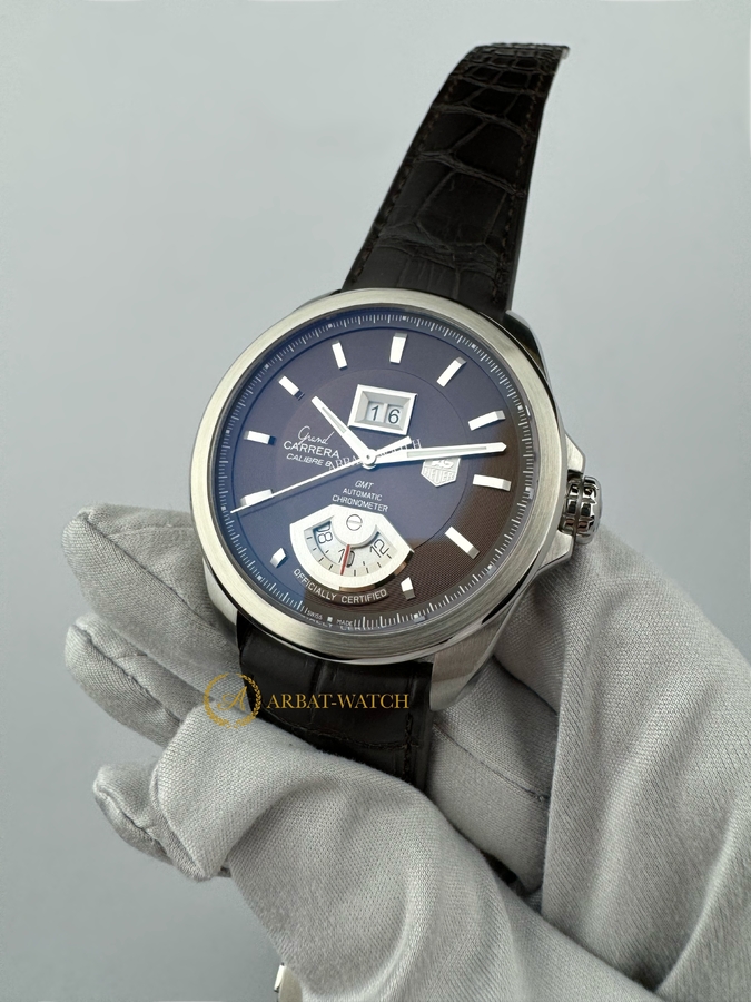 TAG Heuer Grand Carrera Grand-Date GMT 42,5 mm - Швейцарские часы TAG Heuer Grand Carrera Grand-Date GMT 42,5 mm