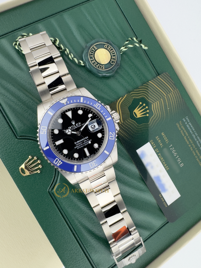 Часы Rolex Submariner Date White Gold 41 mm 126619LB