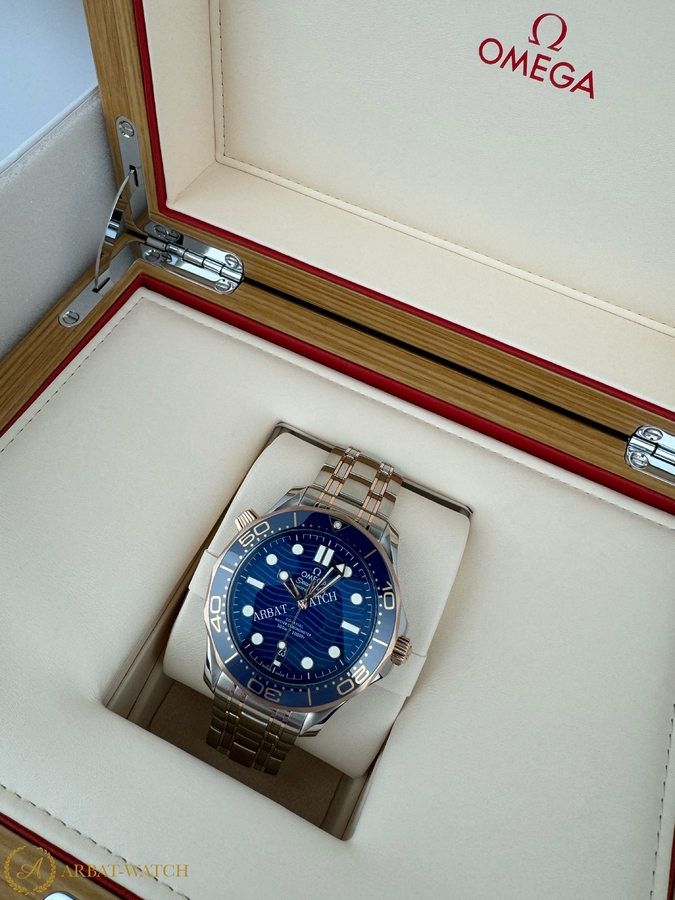 Omega Seamaster Diver 42 mm Blue Dial Bicolor