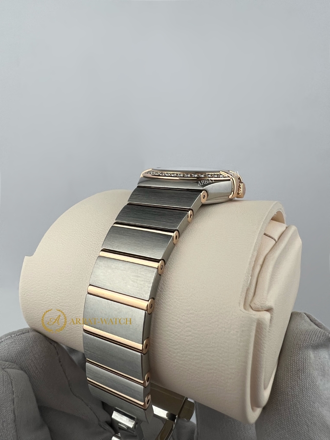 Omega Constellation Quartz Steel/Rose Gold Diamonds 27 mm