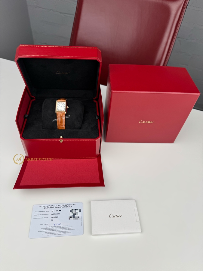 Cartier Tank Louis Cartier Rose Gold Size S 29,5 x 22 mm WGTA0010