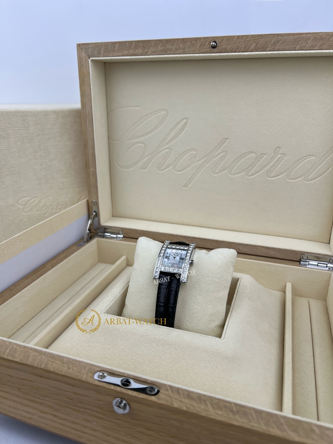 Chopard Your Hour Diamonds 18k White Gold 24 x 36 mm 13/6621 - Швейцарские часы Chopard Your Hour Diamonds 18k White Gold 24 x 36 mm 13/6621