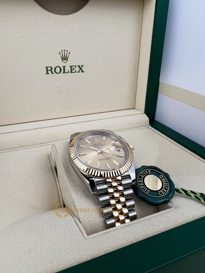 Rolex Datejust 41 mm 126333 Champagne Yellow Rolesor Jubilee - Швейцарские часы Rolex Datejust 41 mm 126333 Champagne Yellow Rolesor Jubilee
