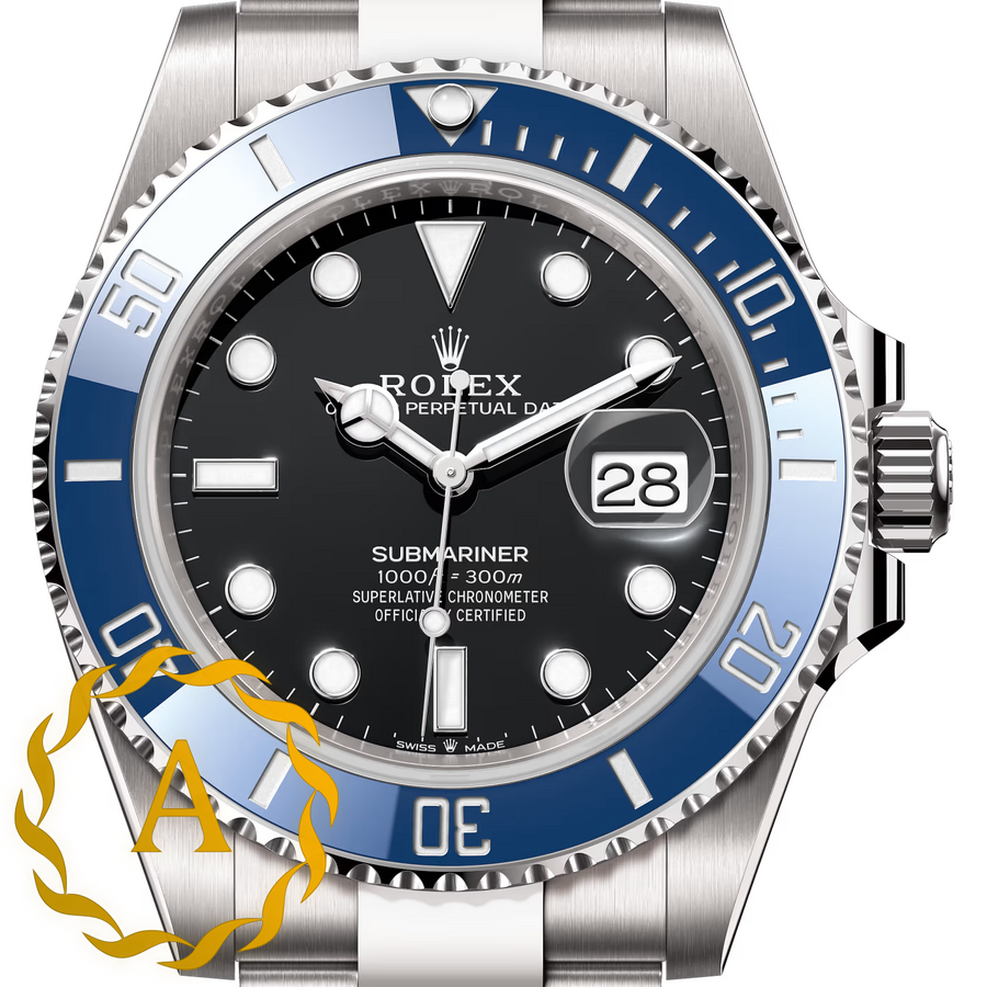 Часы Rolex Submariner Date «Cookie Monster» 41 mm White Gold Black Dial 126619LB