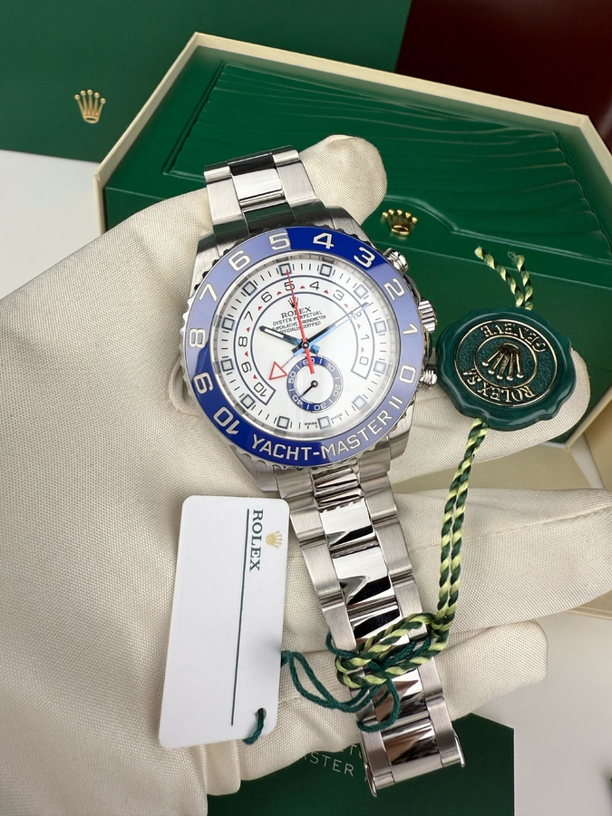 Rolex Yacht-Master II 44 мм Blued Hour Hands 116680