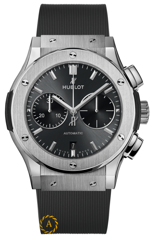 Hublot Classic Fusion Chronograph Titanium Racing Grey 45 mm 521.NX.7071.RX - Швейцарские часы Hublot Classic Fusion Chronograph Titanium Racing Grey 45 mm 521.NX.7071.RX