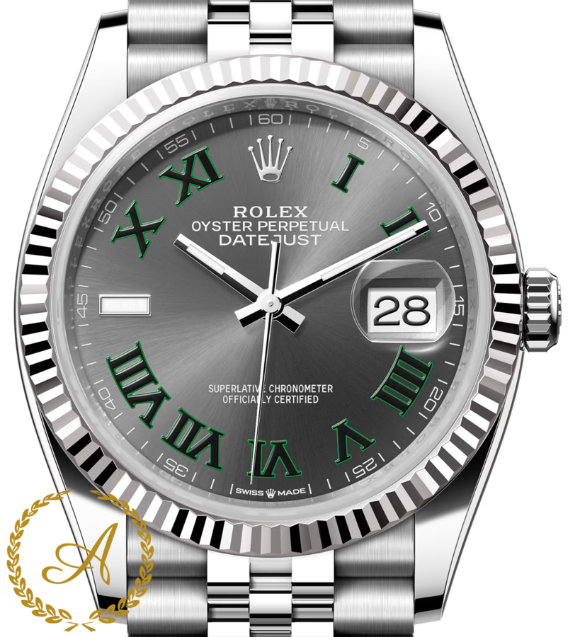 Rolex Datejust 36 mm 126234 Wimbledon Rolesor Jubilee - Швейцарские часы Rolex Datejust 36 mm 126234 Wimbledon Rolesor Jubilee
