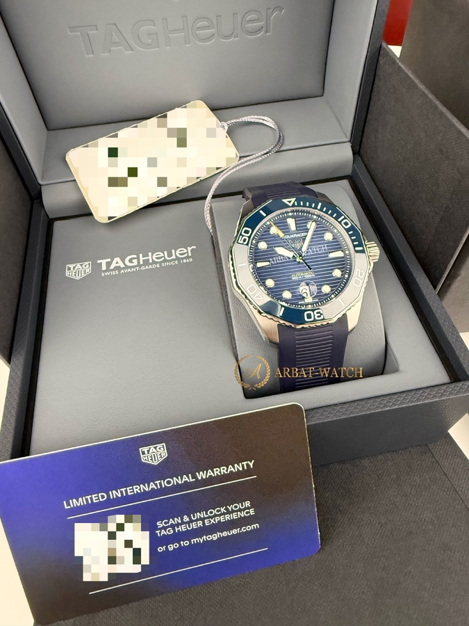 TAG Heuer Aquaracer Professional 300 Date Blue Dial 43 mm