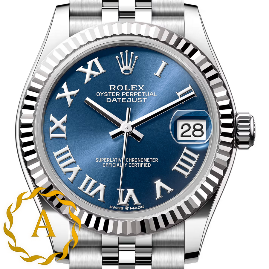 Rolex Datejust 31 mm White Rolesor Bright Blue Dial 278274 Jubilee - Швейцарские часы Rolex Datejust 31 mm White Rolesor Bright Blue Dial 278274 Jubilee
