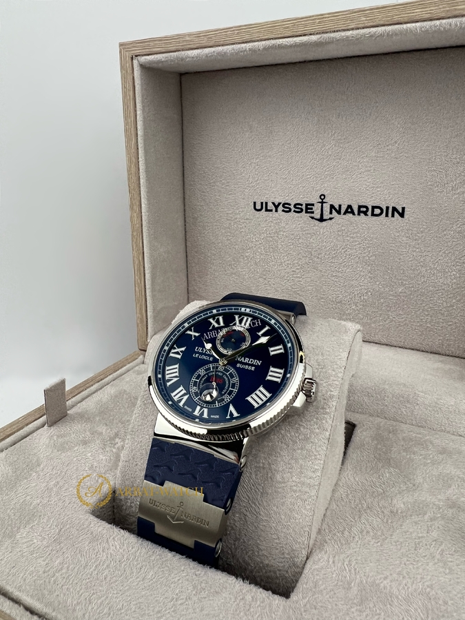 Ulysse Nardin Maxi Marine Chronometer Blue Dial 43 mm 263-67