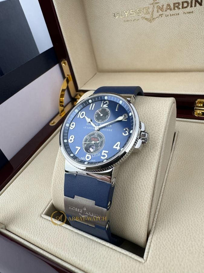 Ulysse Nardin Maxi Marine Chronometer Blue Dial 41 mm 263-66 - Швейцарские часы Ulysse Nardin Maxi Marine Chronometer Blue Dial 41 mm 263-66