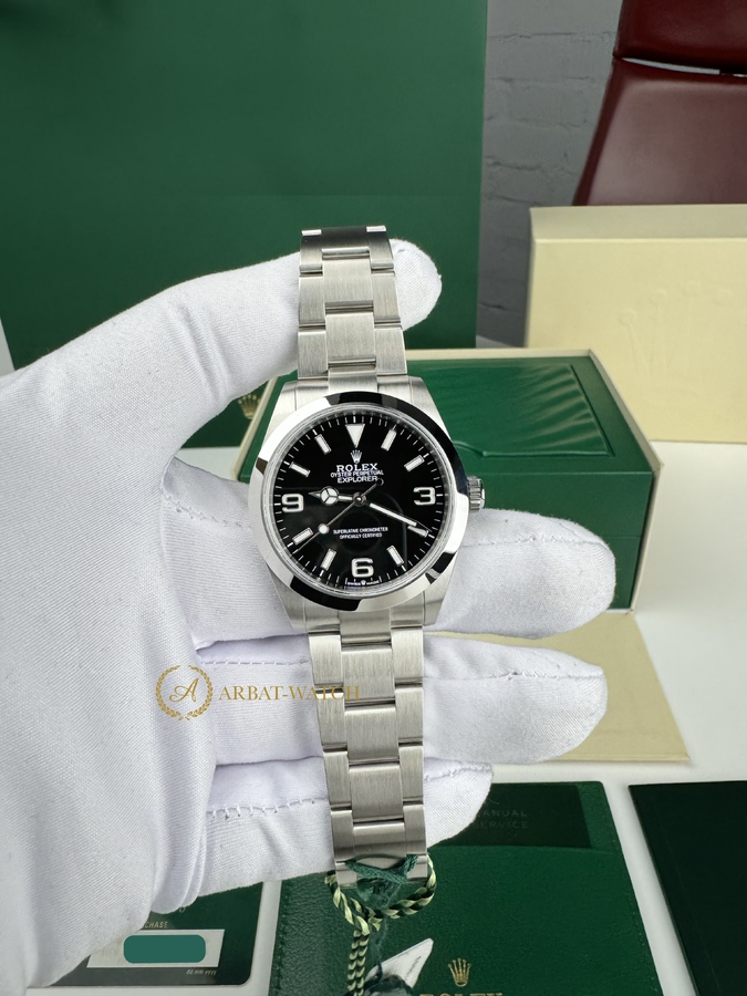 Rolex Explorer 40 mm Oystersteel Black Dial 224270