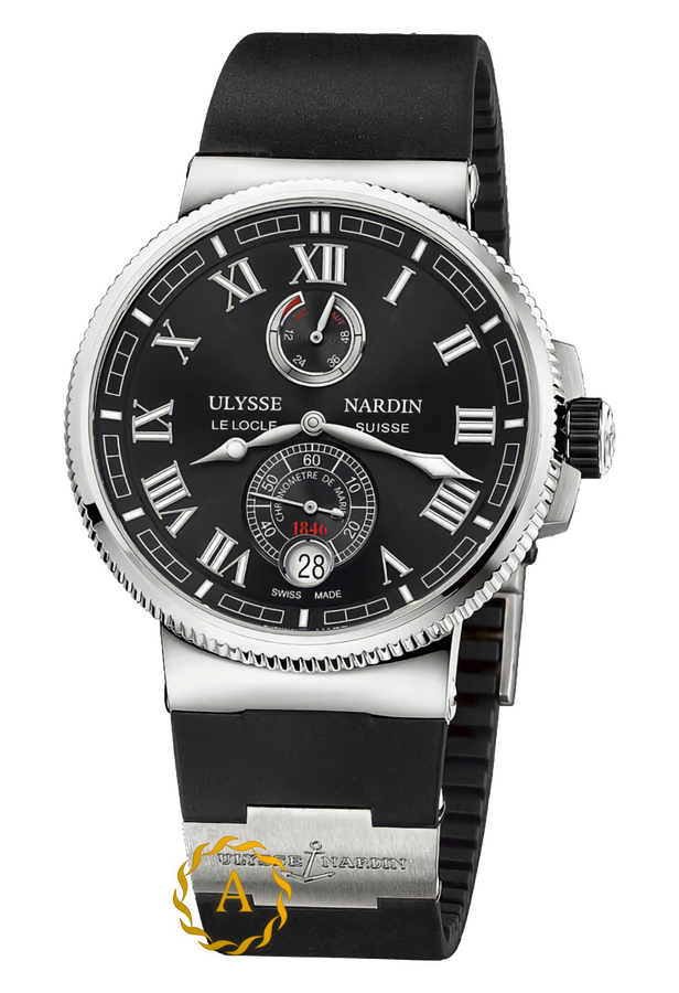 Ulysse Nardin Marine Chronometer Black Dial 43 mm 1183-126