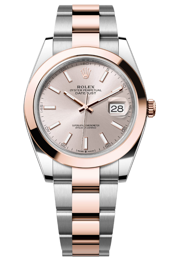 Rolex Datejust 41 mm 126301 Sundust Bicolor Everose Rolesor - Швейцарские часы Rolex Datejust 41 mm 126301 Sundust Bicolor Everose Rolesor