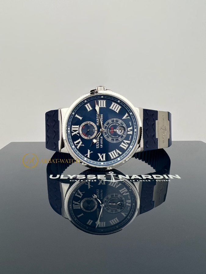 Ulysse Nardin Maxi Marine Chronometer Blue Dial 43 mm 263-67