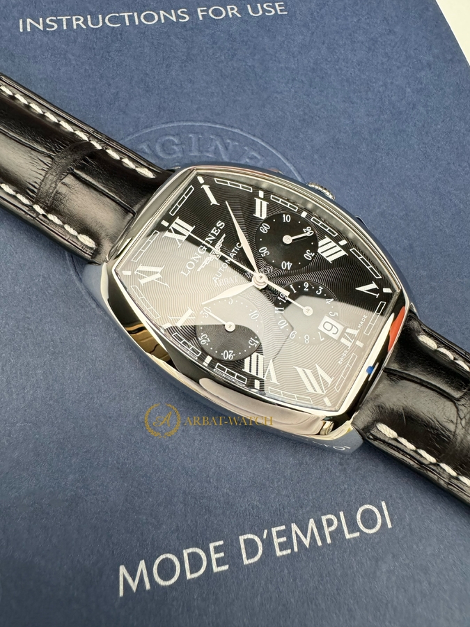 Longines Evidenza Chronograph Black Dial 34,9 x 40 mm L2.643.4.51.4 