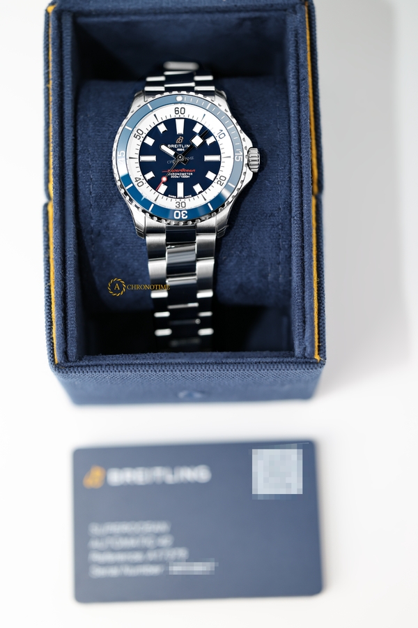 Breitling Superocean Automatic Blue Dial 42 mm A17375E71C1A1 - Швейцарские часы Breitling Superocean Automatic Blue Dial 42 mm A17375E71C1A1