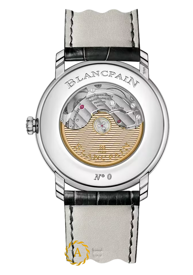 Blancpain Villeret Grande Date 40 mm Stainless Steel White Dial 6669 1127 55B