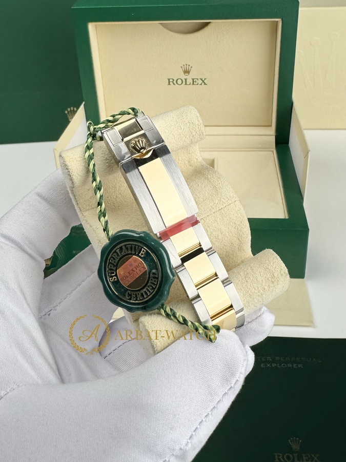 Rolex Explorer 36 mm Yellow Rolesor Black Dial 124273 - Швейцарские часы Rolex Explorer 36 mm Yellow Rolesor Black Dial 124273