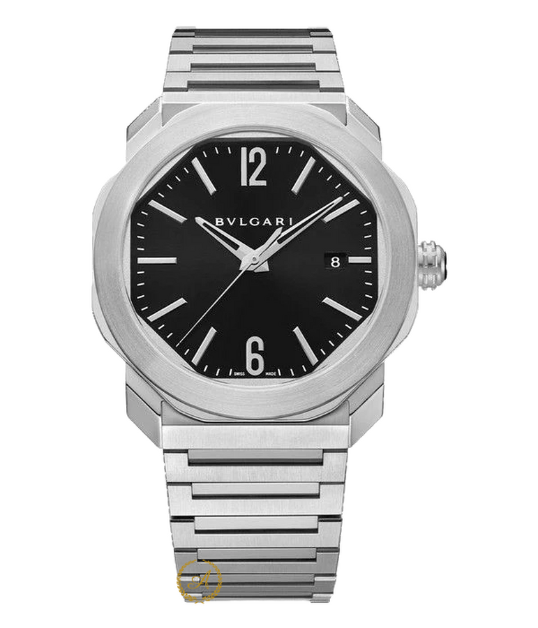 Bvlgari Octo Black Dial 40 mm - Швейцарские часы Bvlgari Octo Black Dial 40 mm